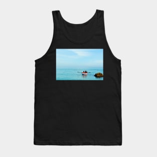 Boat on the Mediterranean Tank Top